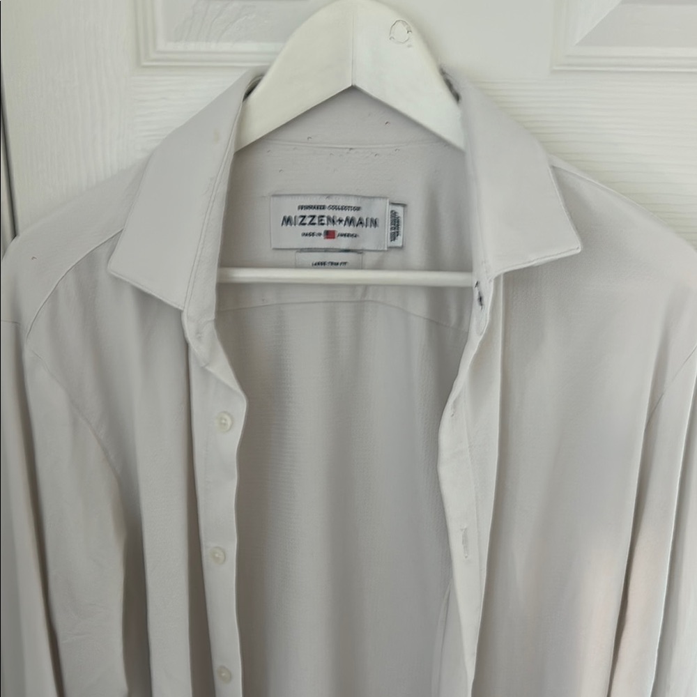Mizzen+Main White Dress Shirt Classic Design